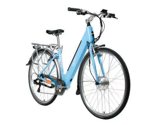 Emu Roam Step Through Hybrid Electric Bike – Sky Blue