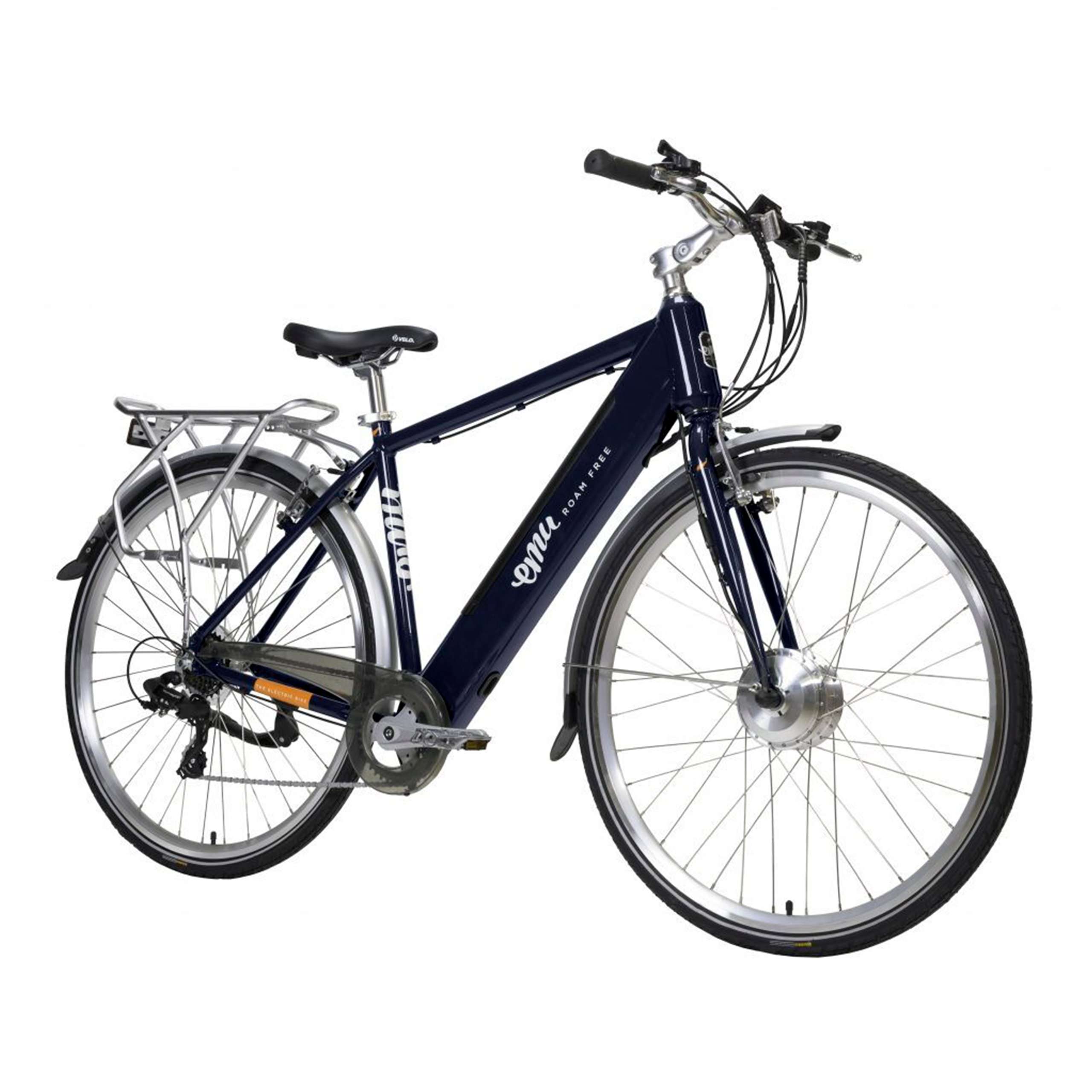 Emu Roam Crossbar Electric Bike - 10.4Ah / 374Wh, Navy Blue