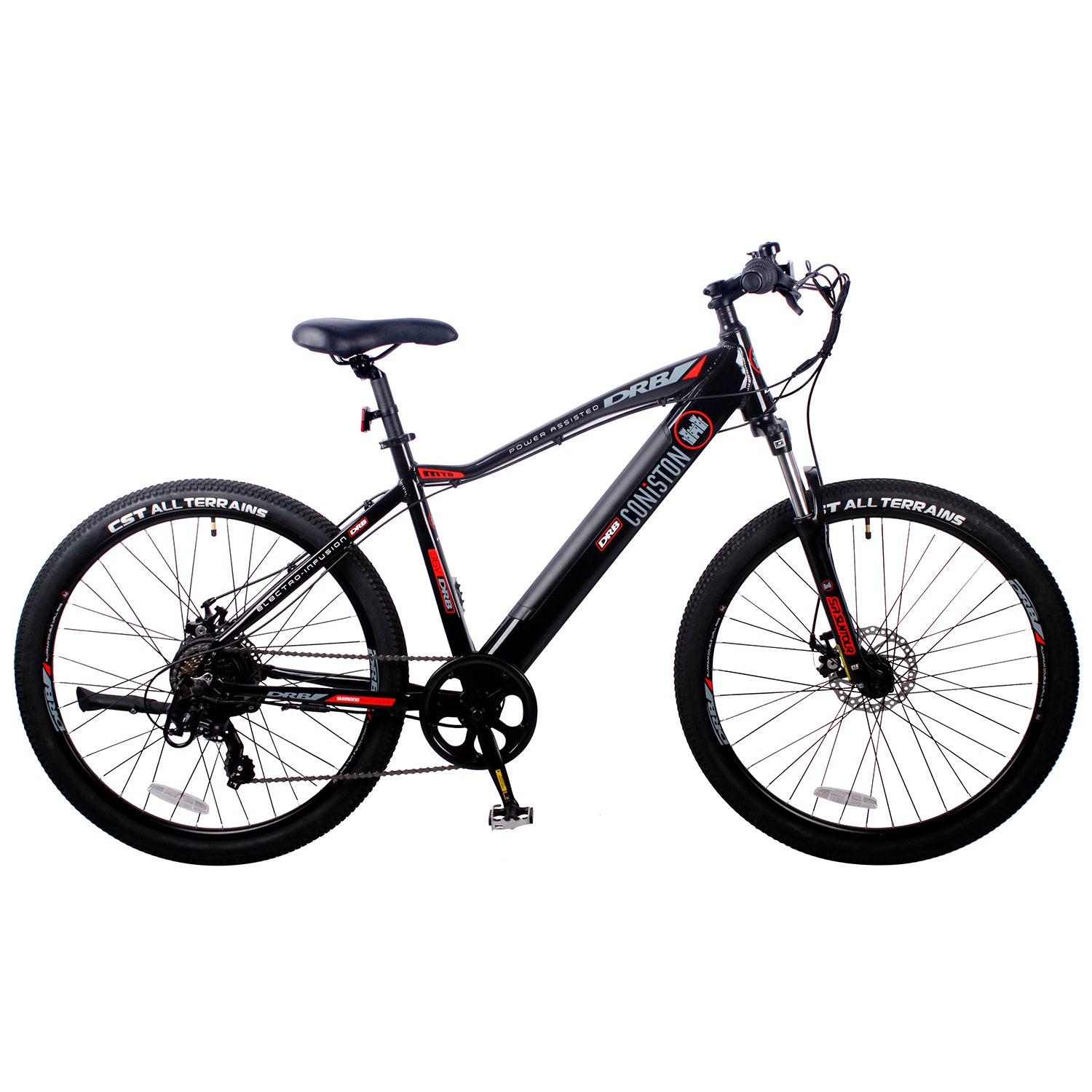 Dallingridge Coniston Hardtail Electric Mountain Bike - Black/Red